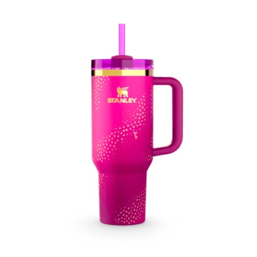 BRAND NEW NEVER OPENED Barbie 80s Superstar Stanley Quencher. 40 oz. Hot Pink!